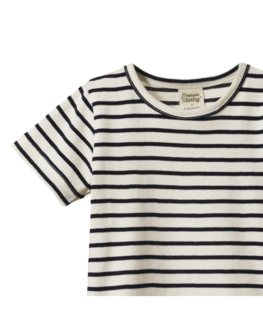 River Tee- Navy Sailor Stripe