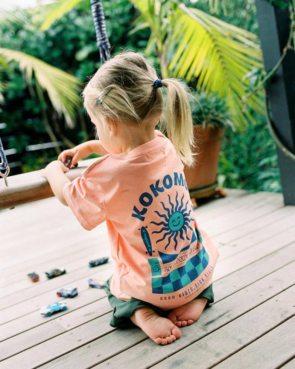 Solar Fun Tee - Peach