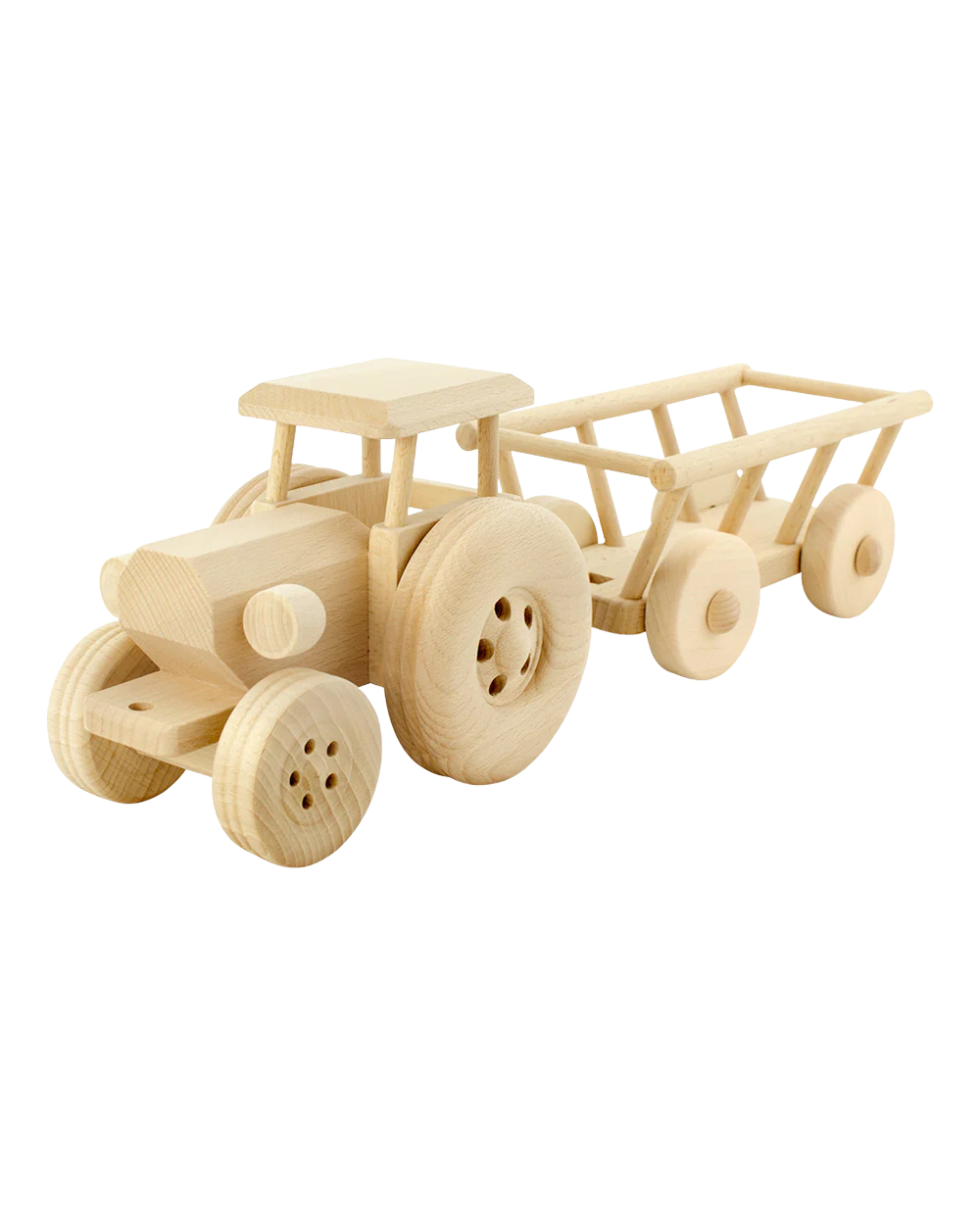 Large Wooden Tractor - Miles