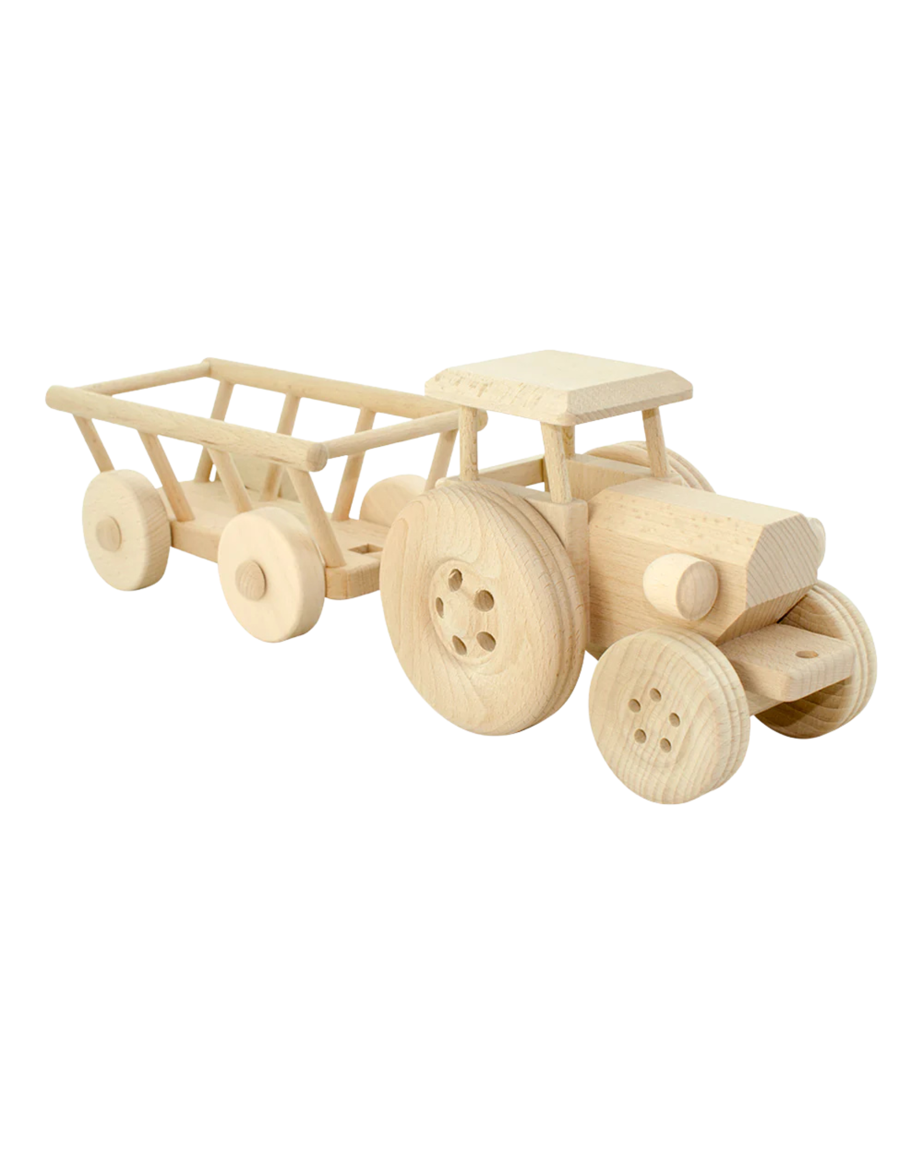 Large Wooden Tractor - Miles