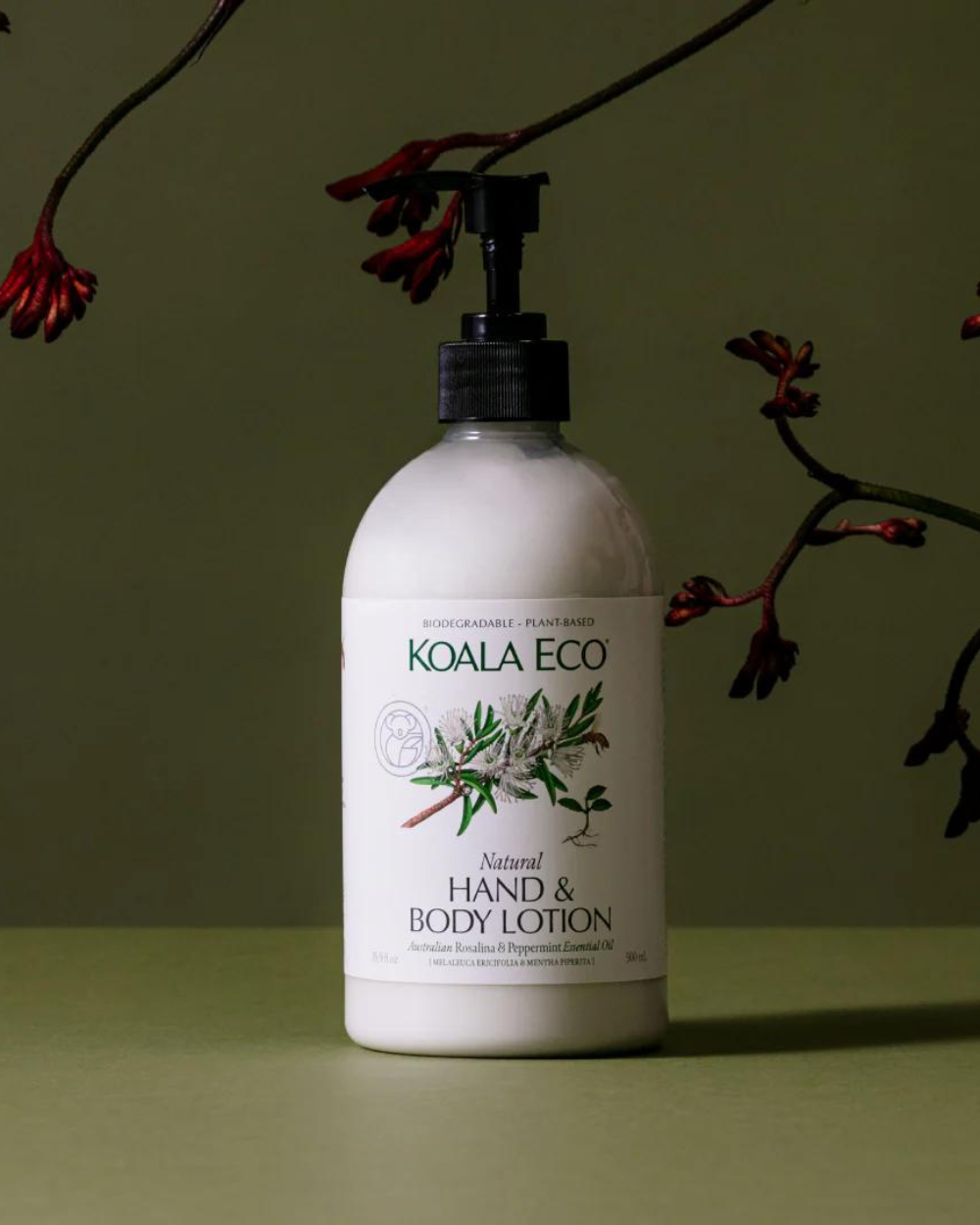 Hand & Body Lotion - Lemon Scented Eucalyptus & Rosemary Essential Oil 500ml