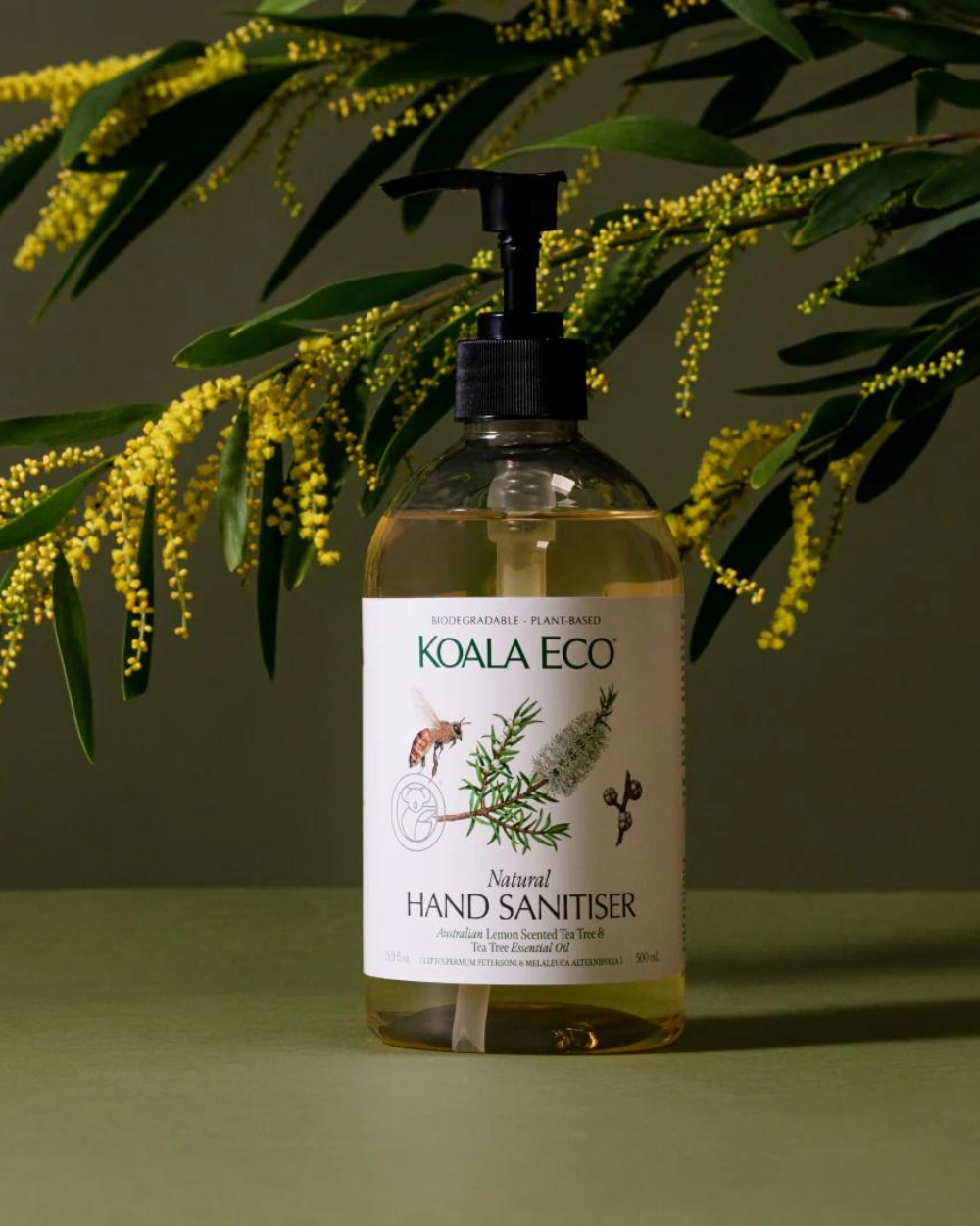 Hand Sanitiser - Lemon Scented Tea Tree & Tea Tree Essential Oil 500ml