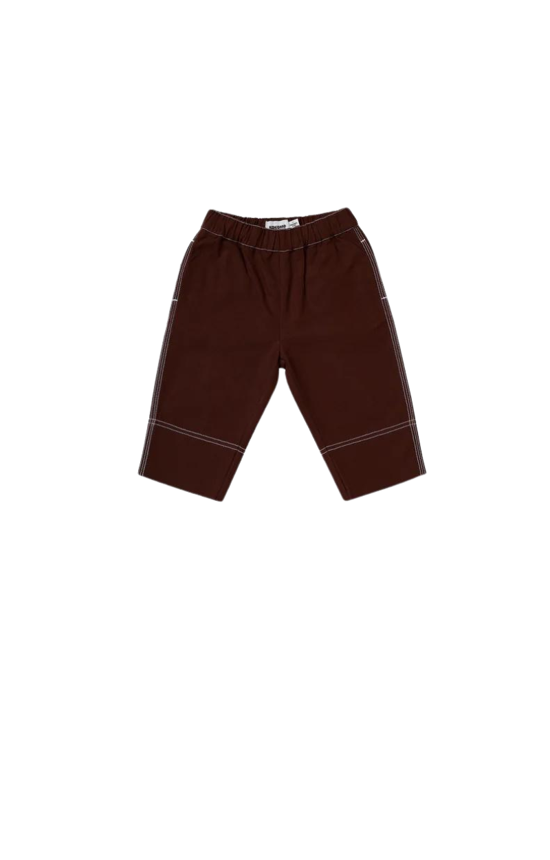 Connie Canvas Pant - Chocolate