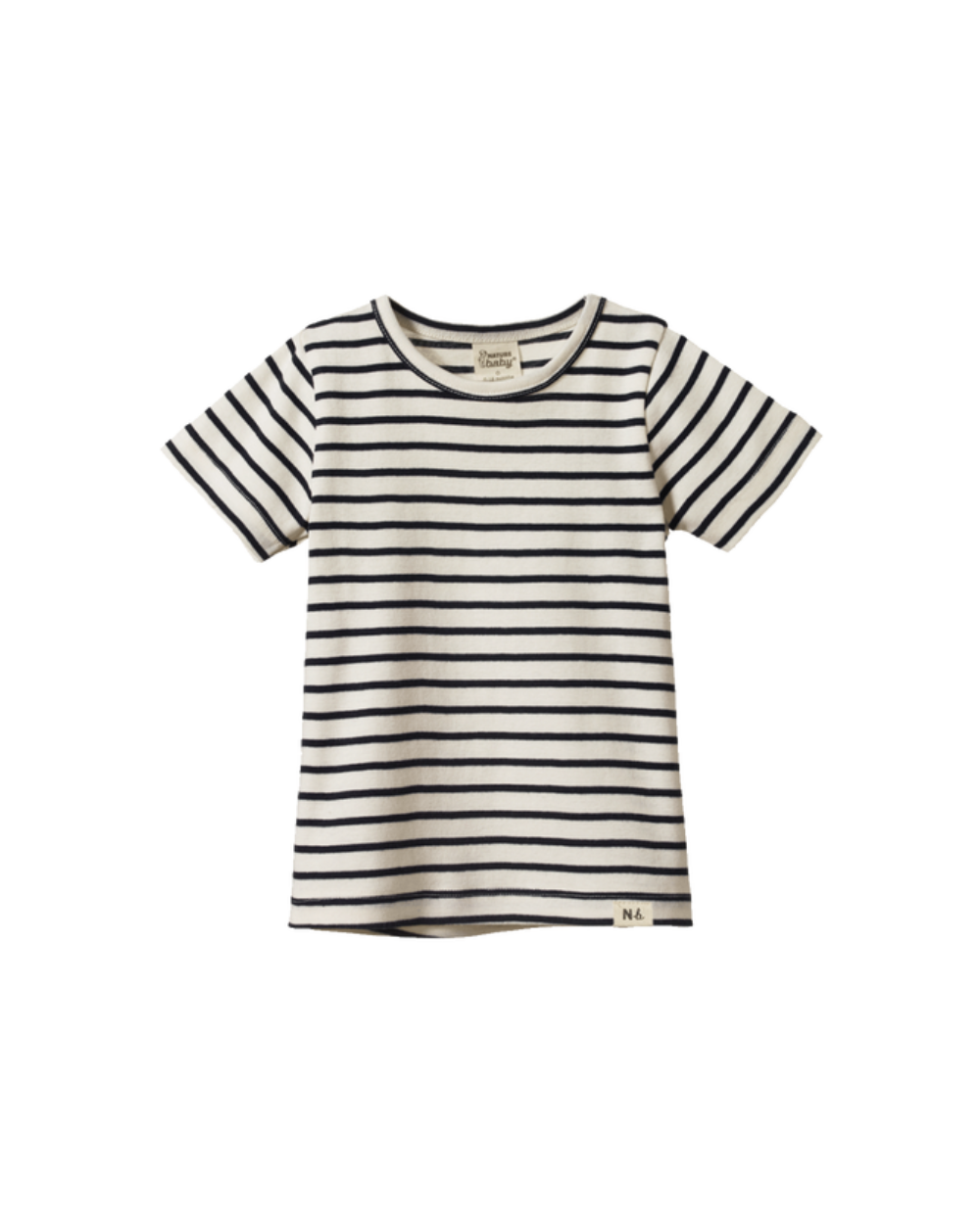 River Tee- Navy Sailor Stripe