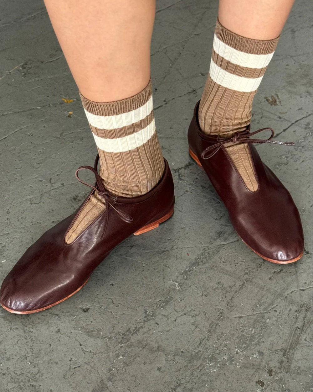 Her Socks - Varsity - Toffee