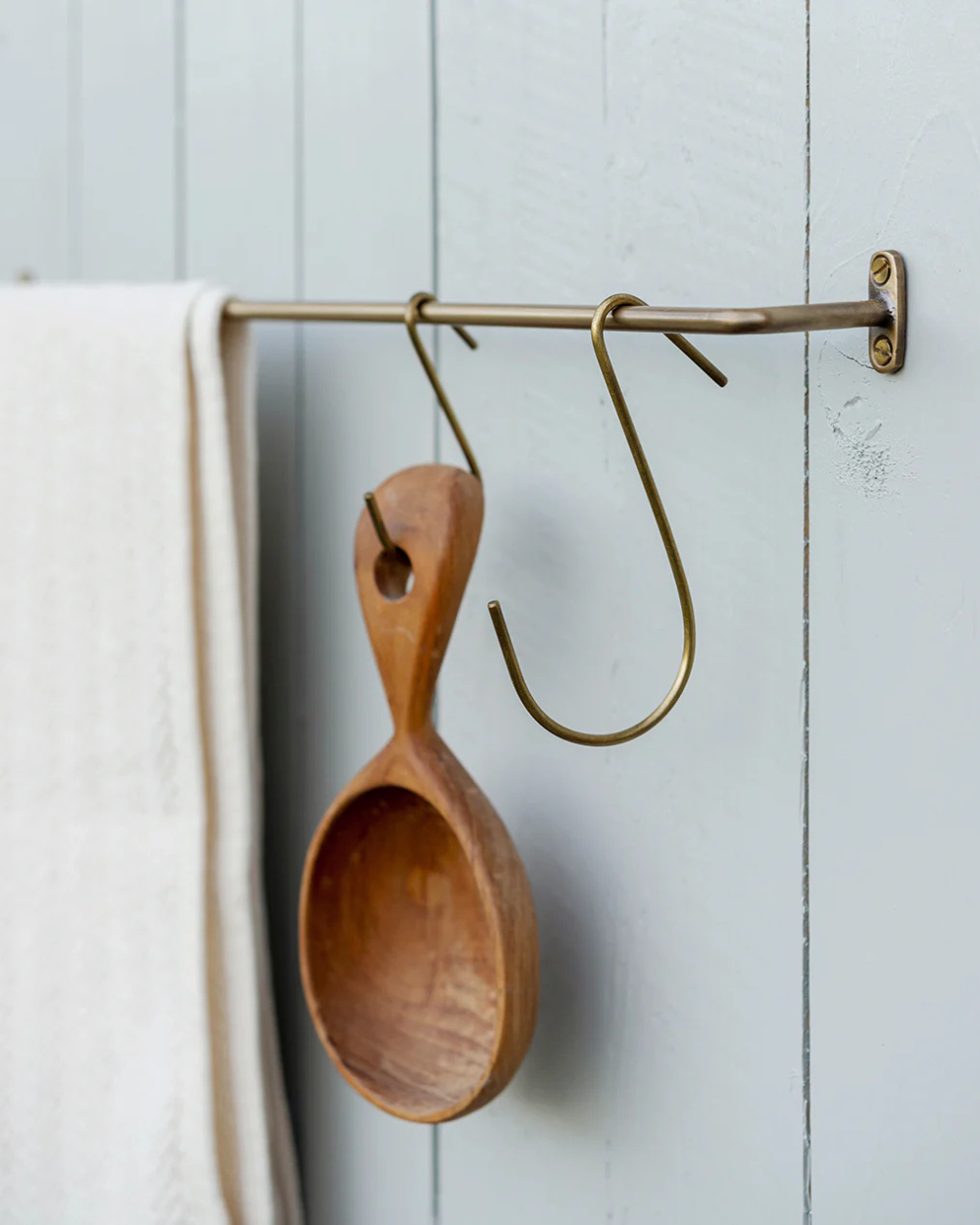 Brass Towel Bar - Med