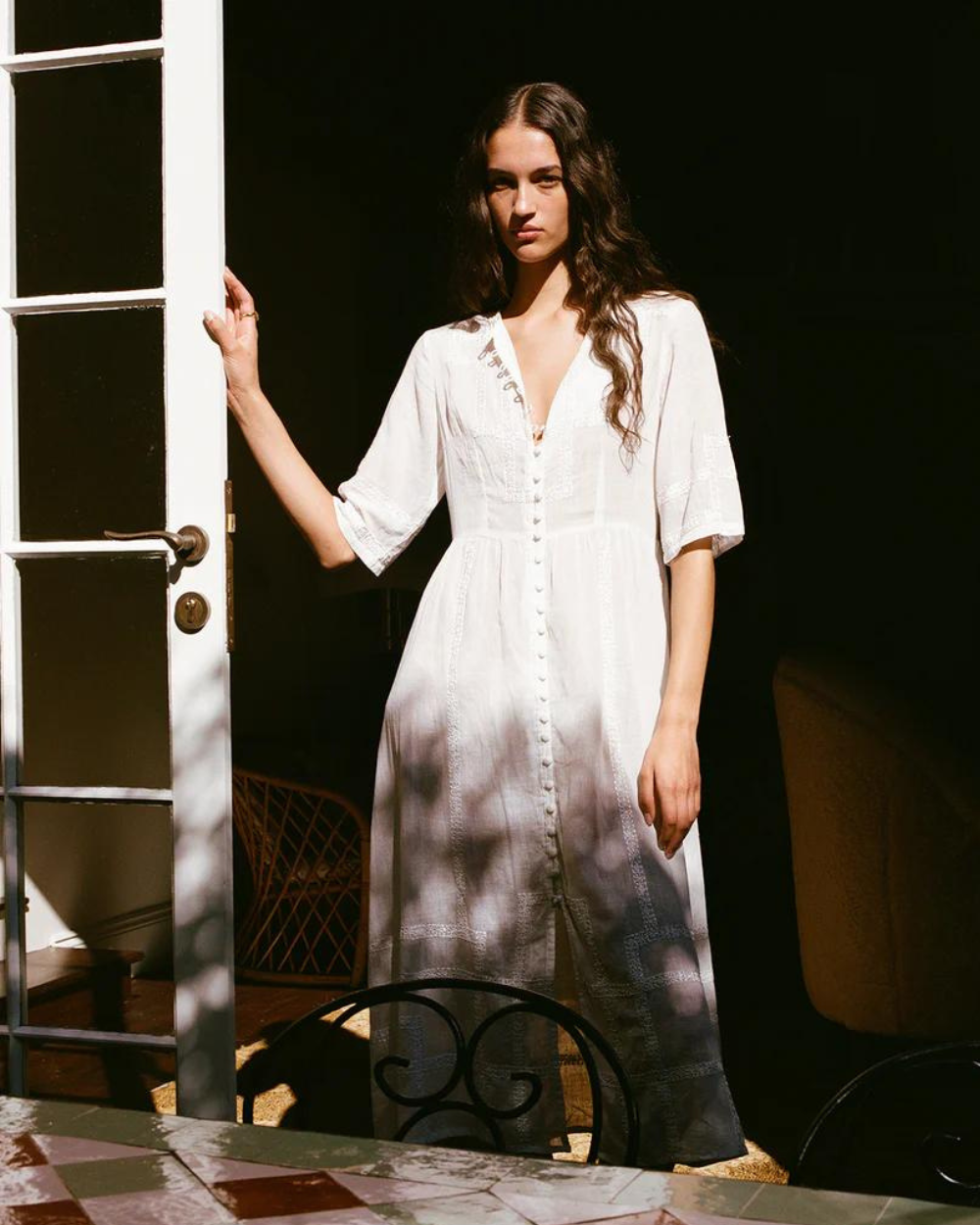 Quinn Dress - White