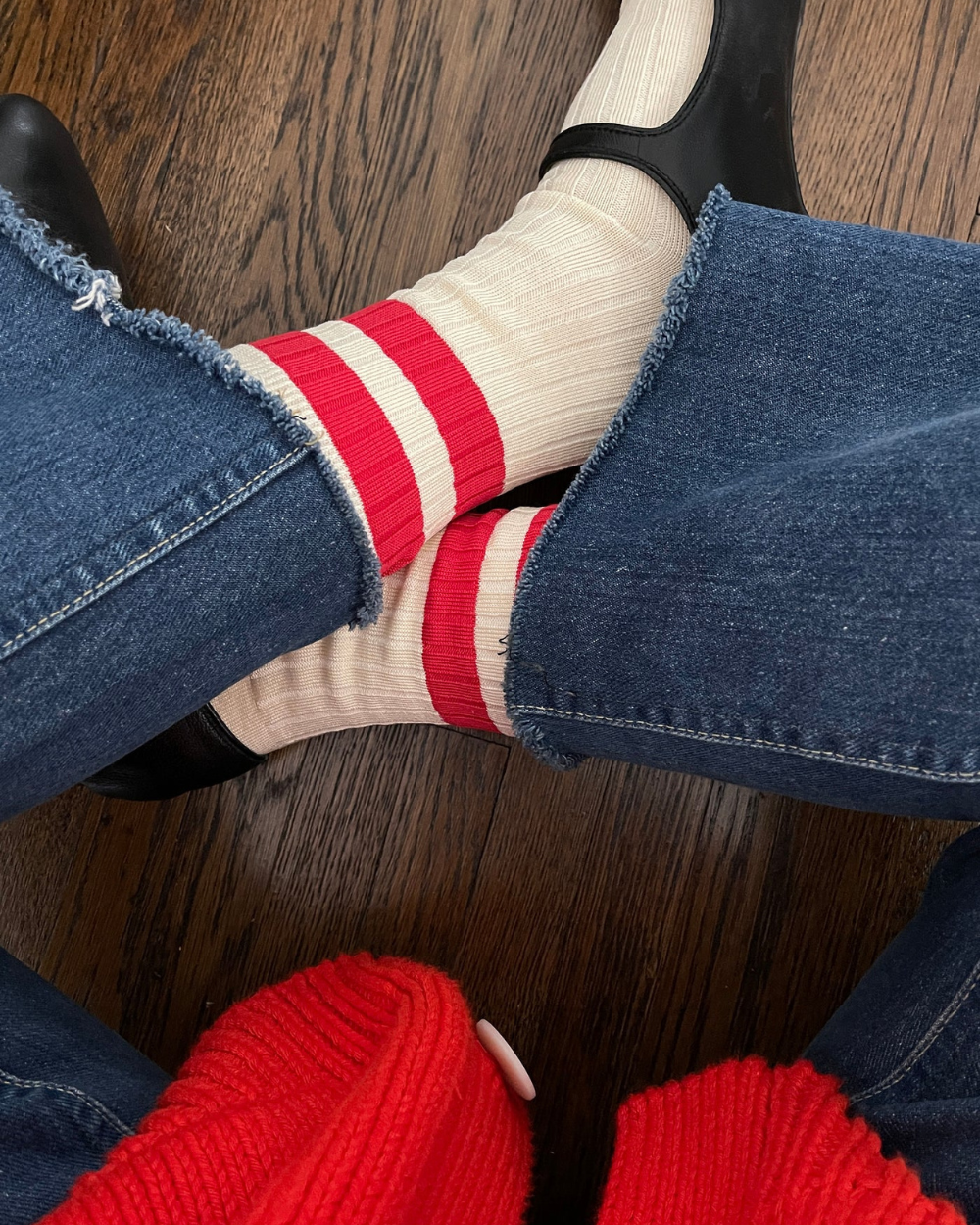 Her Socks - Varsity - Red