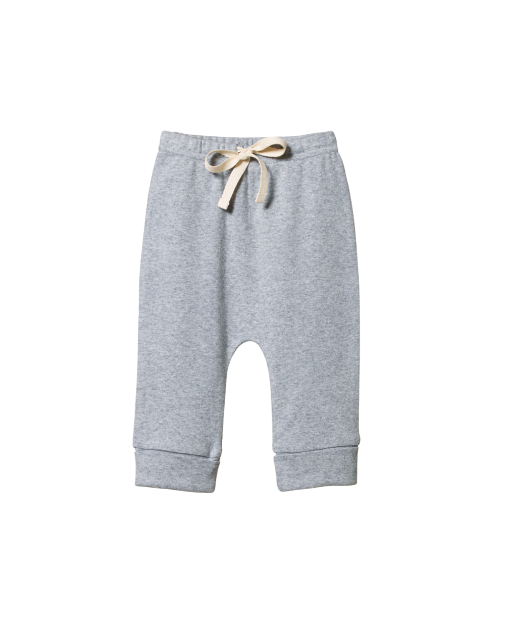 Organic Cotton Drawstring Pants - Greymarl