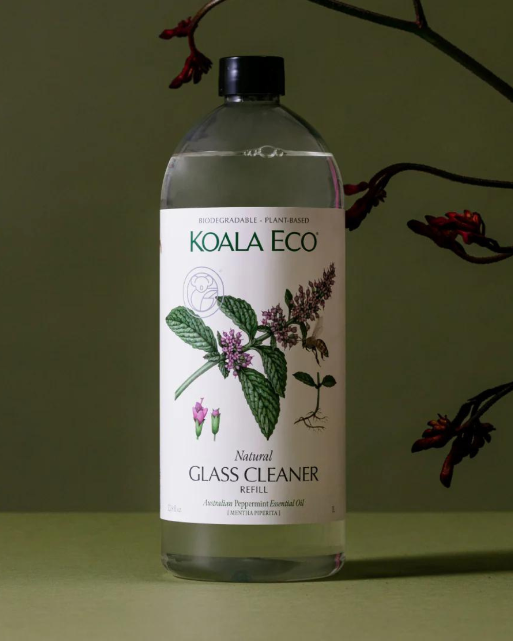 Glass Cleaner - Peppermint Essential Oil 1L