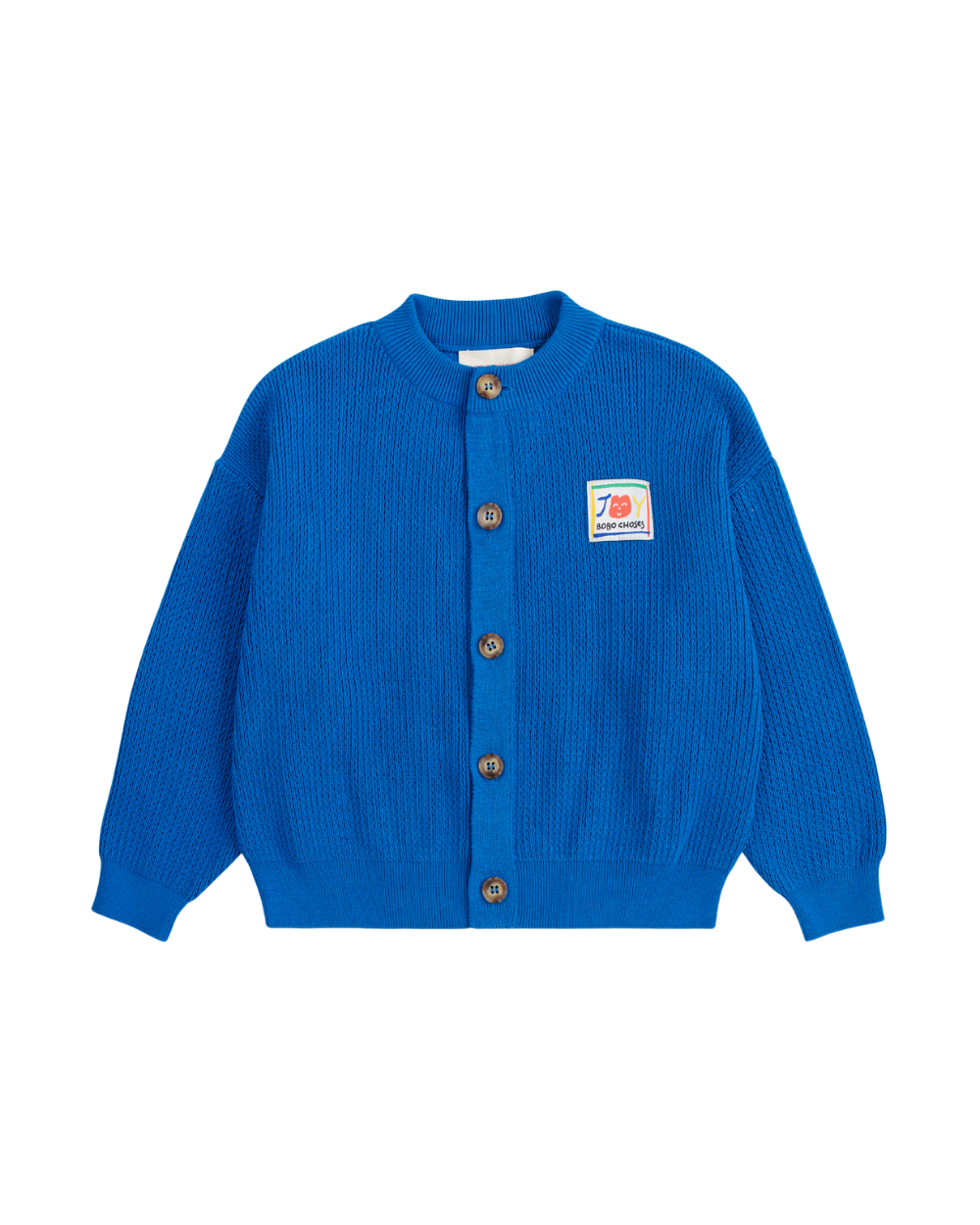 Smiling Open Work Cardigan