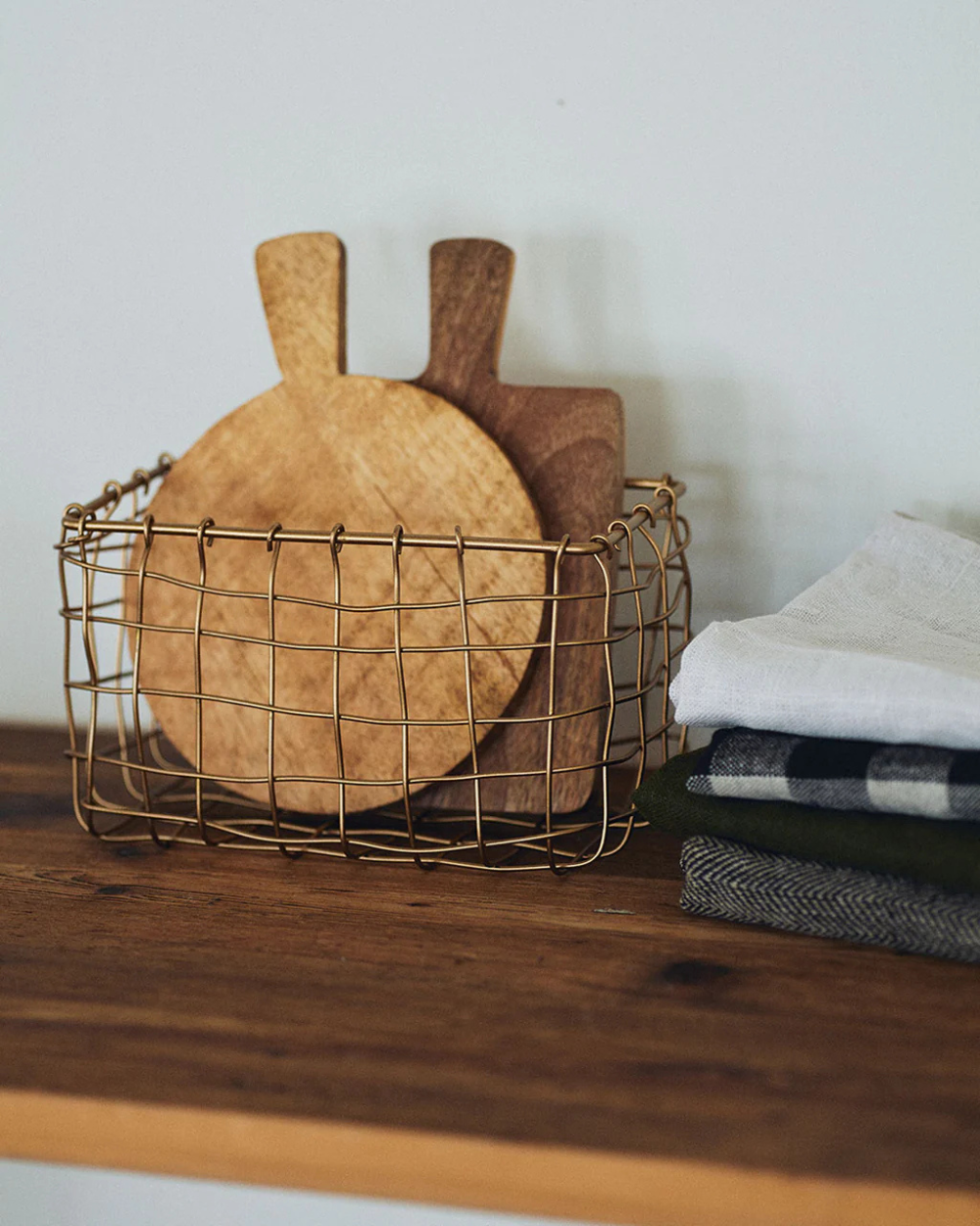 Brass Rectange Basket