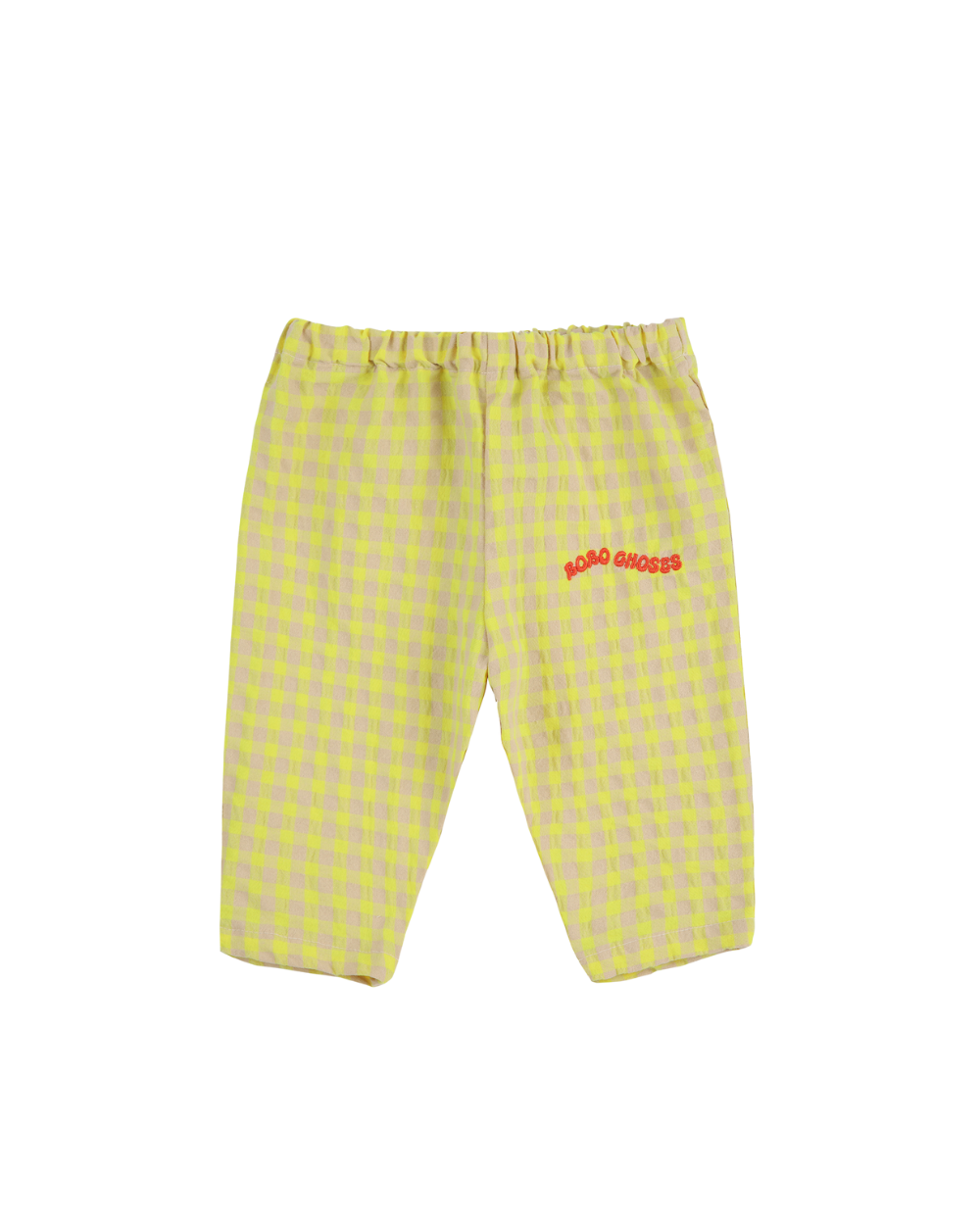 Vichy woven pants