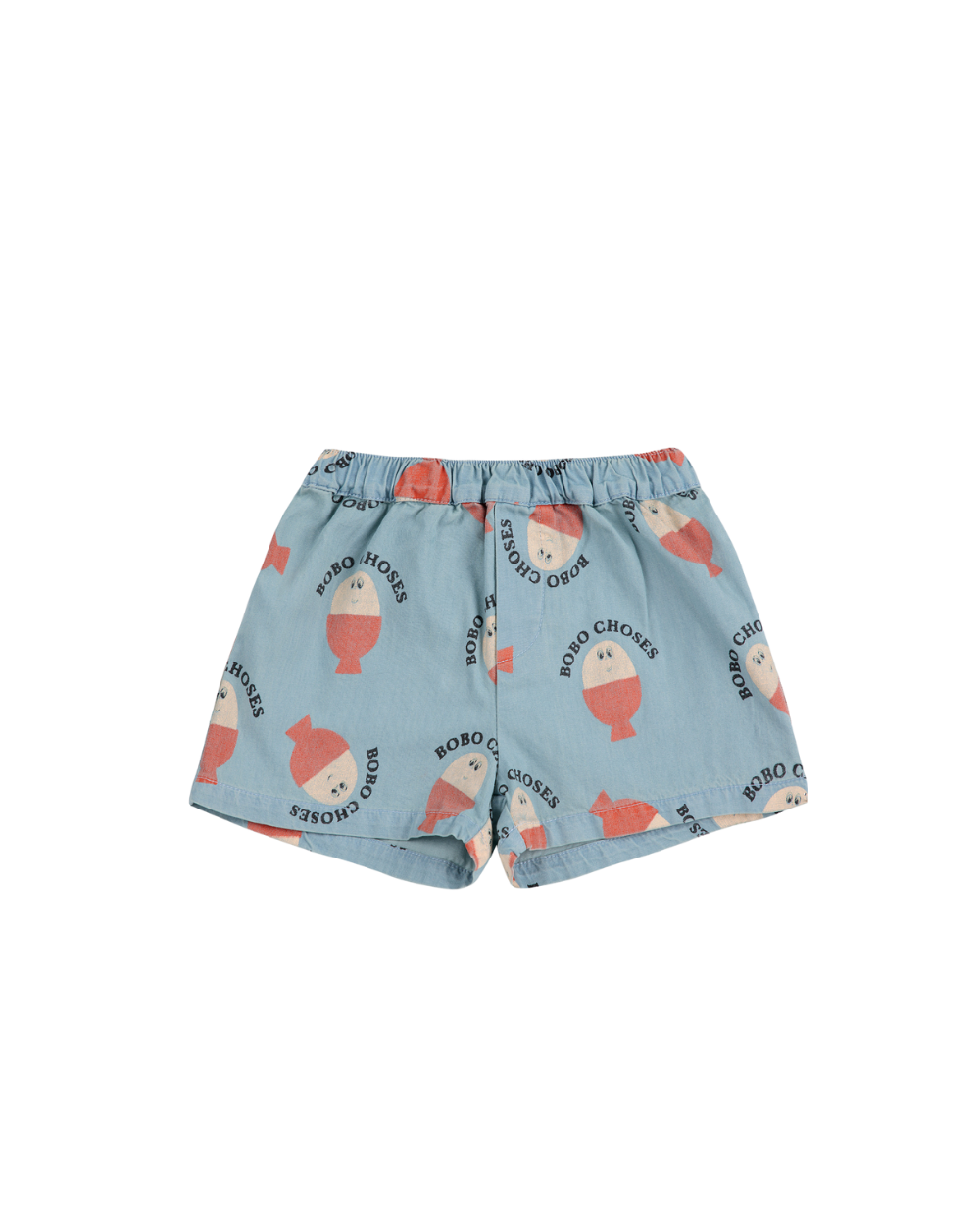 Morning Egg All Over Denim Shorts
