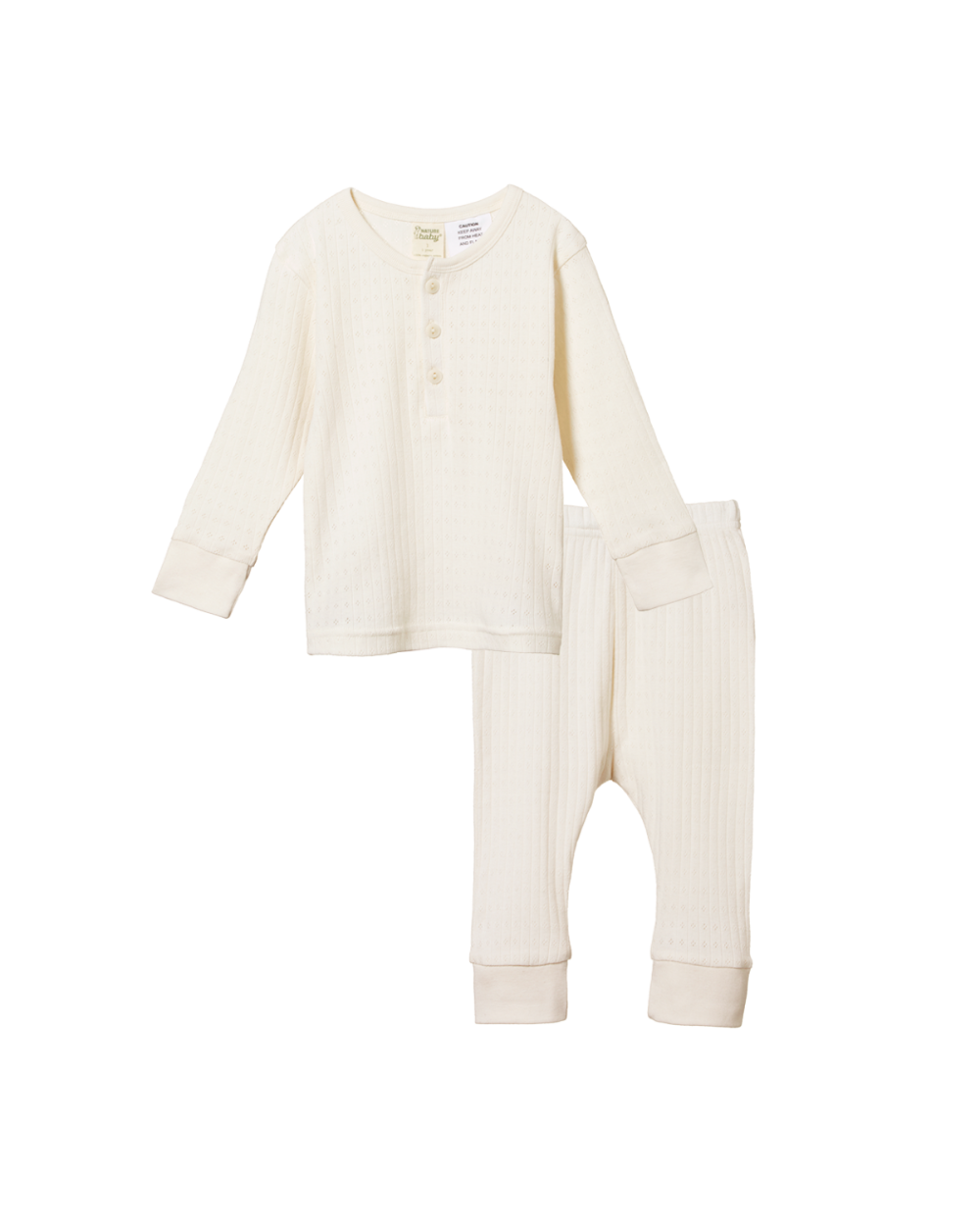 Long Sleeve Pointelle Pajamas