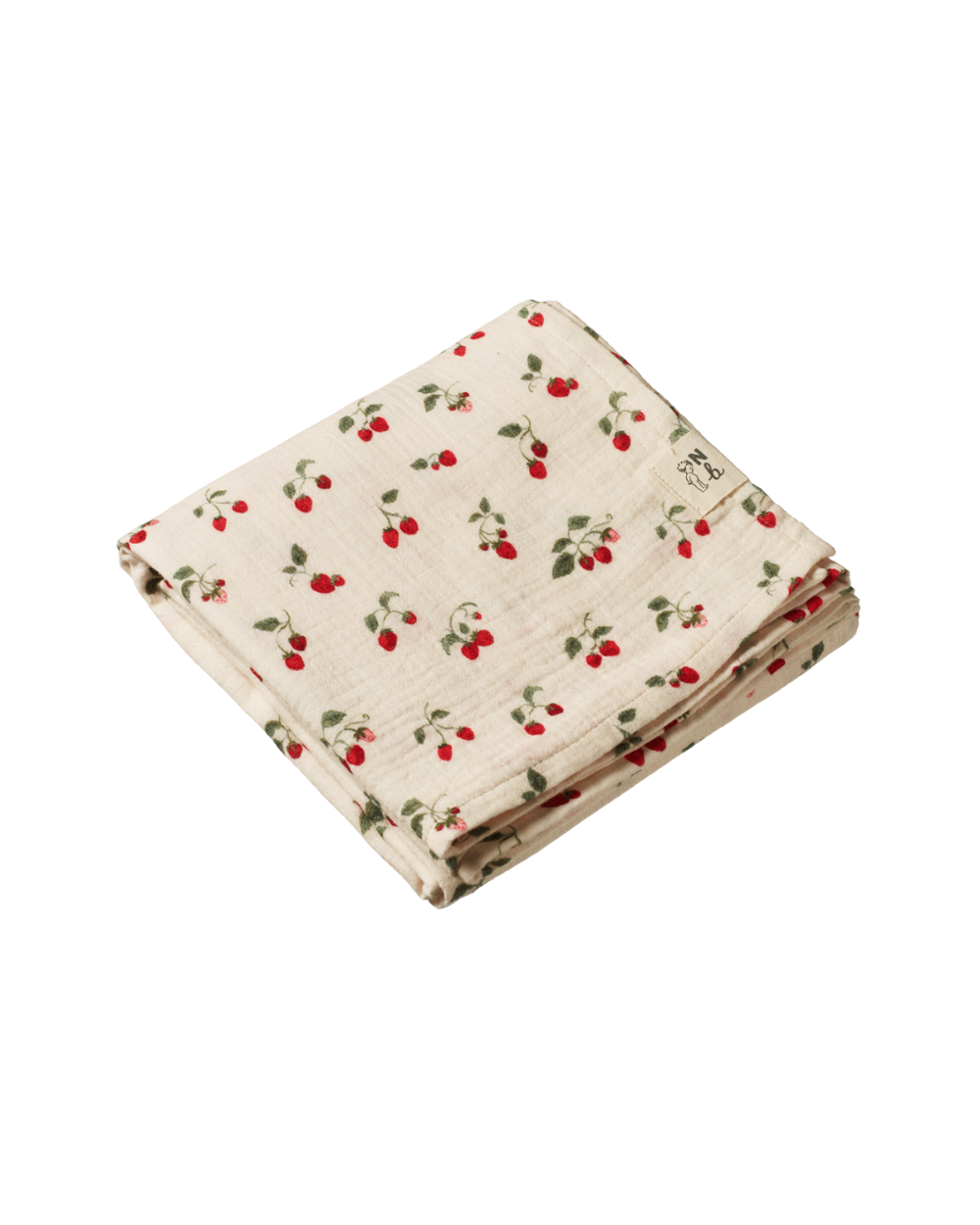 Muslin Wrap - Strawberry Blush Print