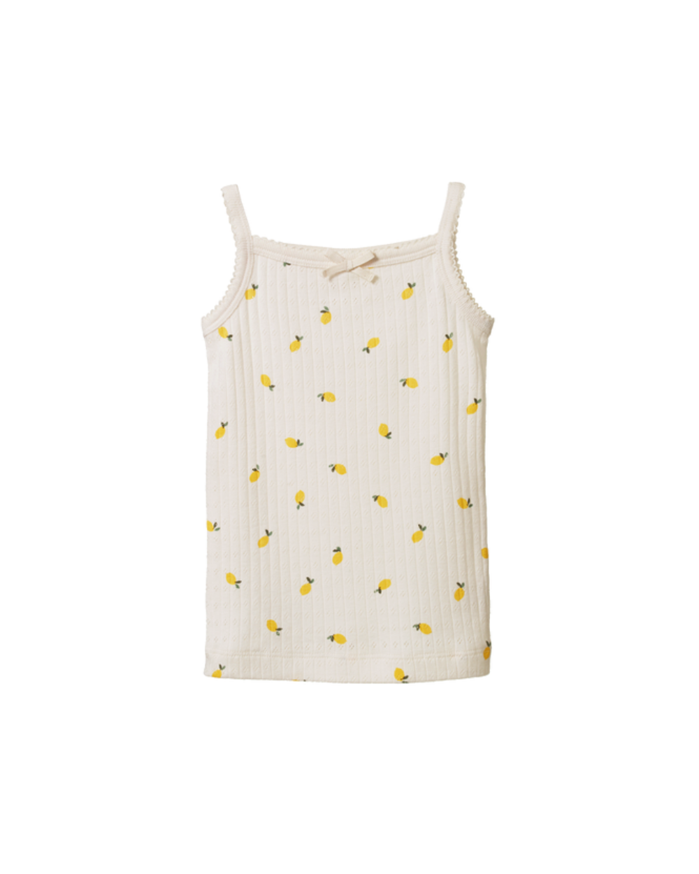 Pointelle Camisole - Lemon Print