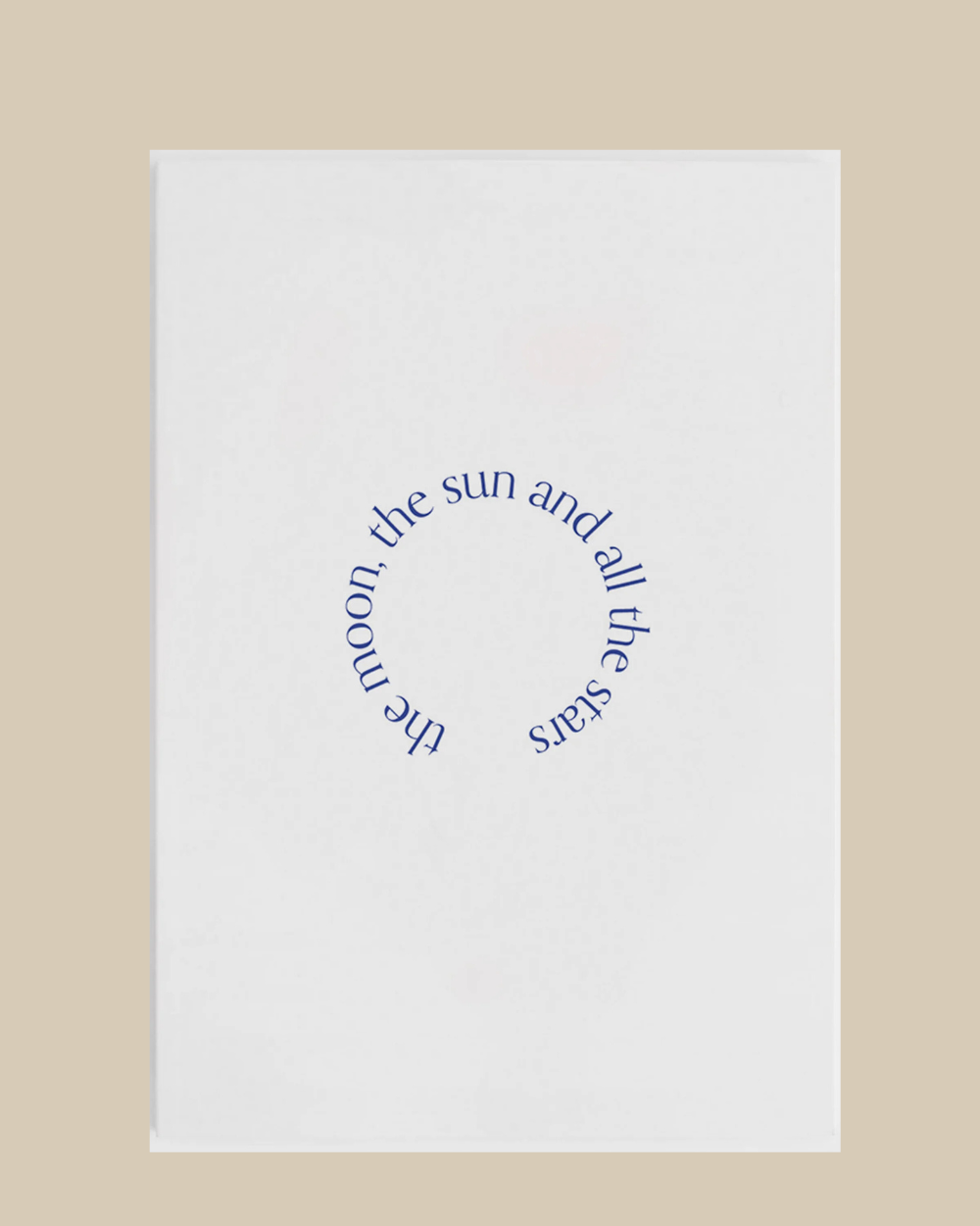 Moon, Sun + Stars Card