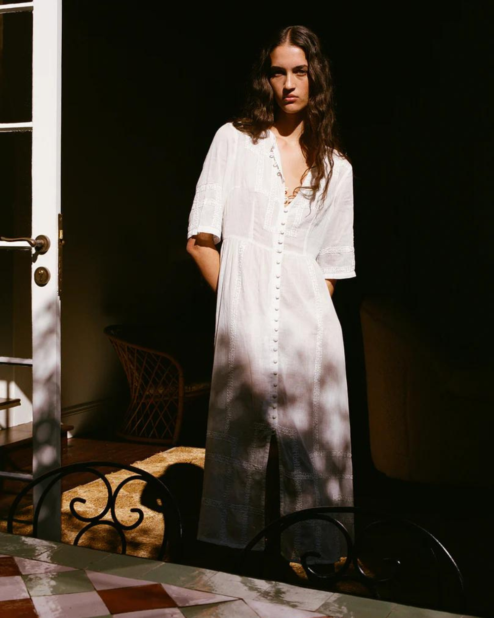 Quinn Dress - White