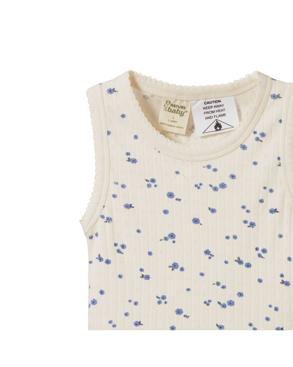 Pointelle Singlet Pyjama Set - Daisy