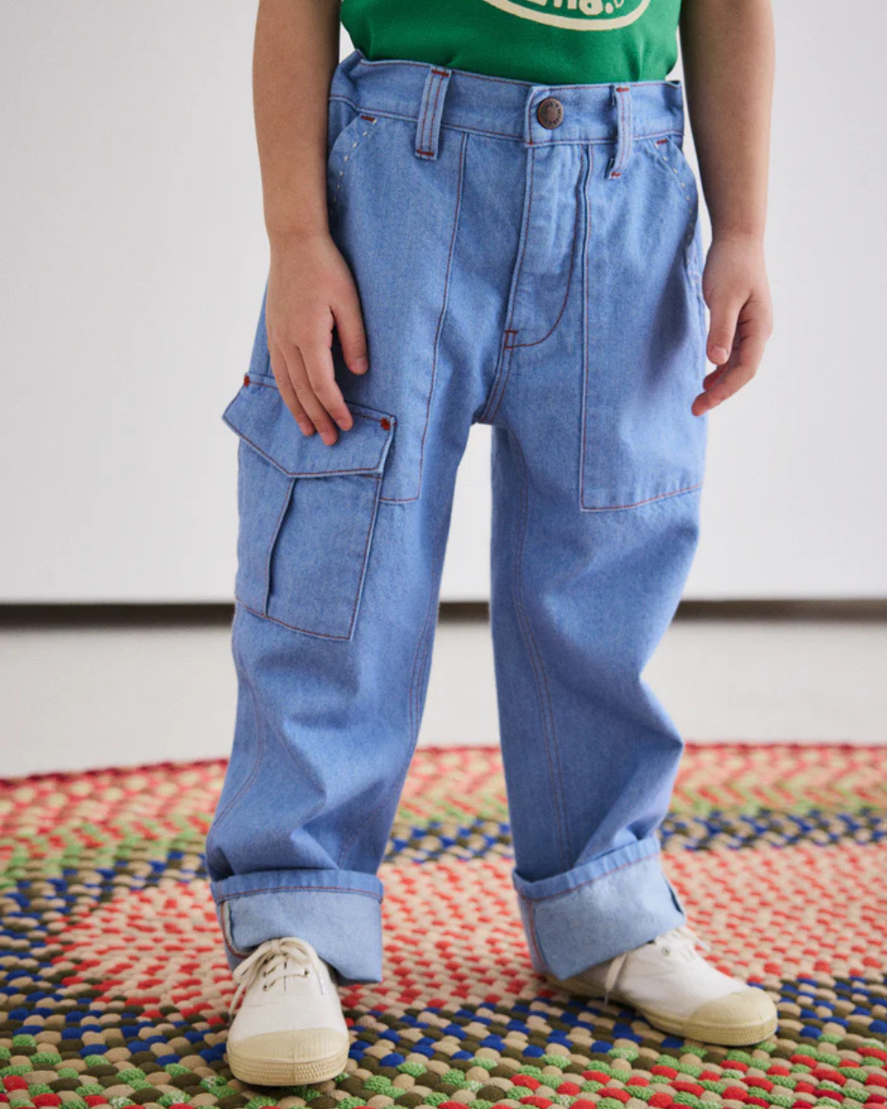 Utility Jeans - Baby Blue