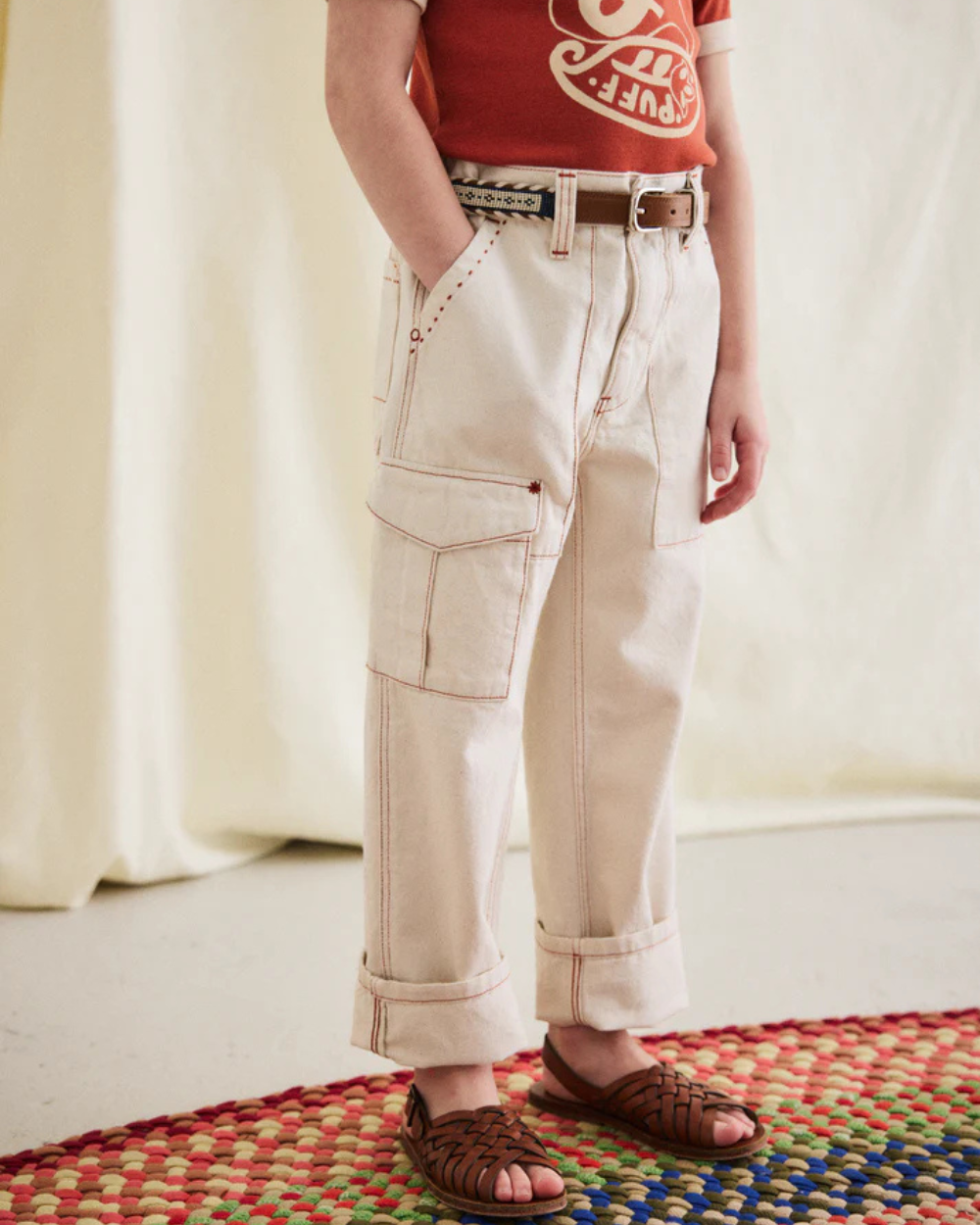 Utility Jeans - Gesso Denim