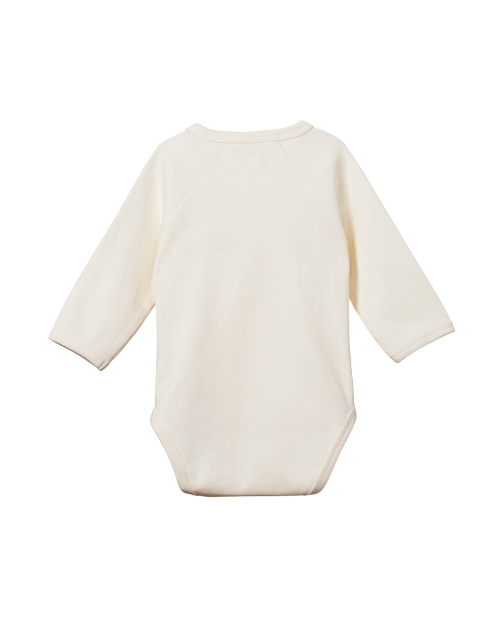 Organic Cotton Longsleeve Bodysuit - Natural
