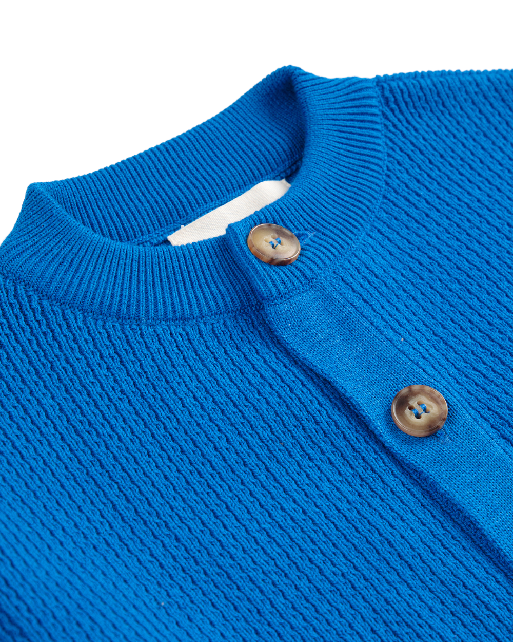 Smiling Open Work Cardigan