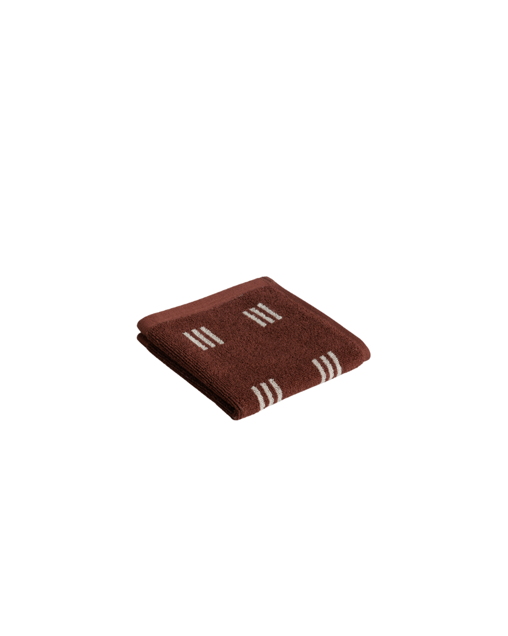 Selene Face Cloth - Mudbrick & Crème