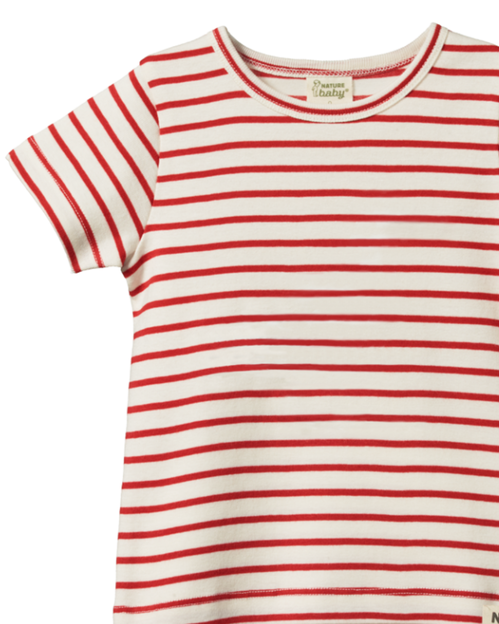 River Tee- Red Stripe