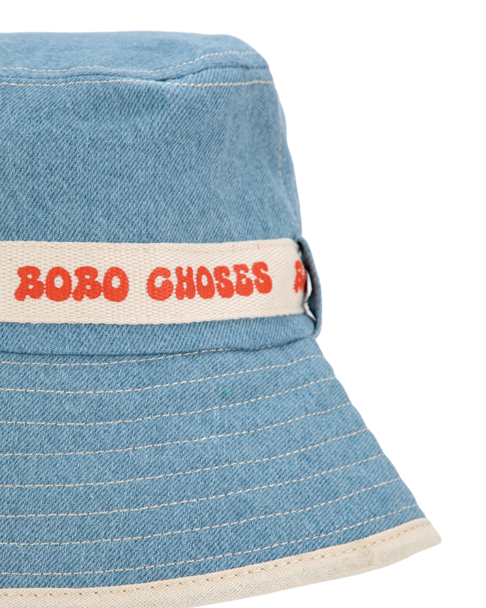Bobo Choses Baby Light Denim Bucket Hat - Light blue