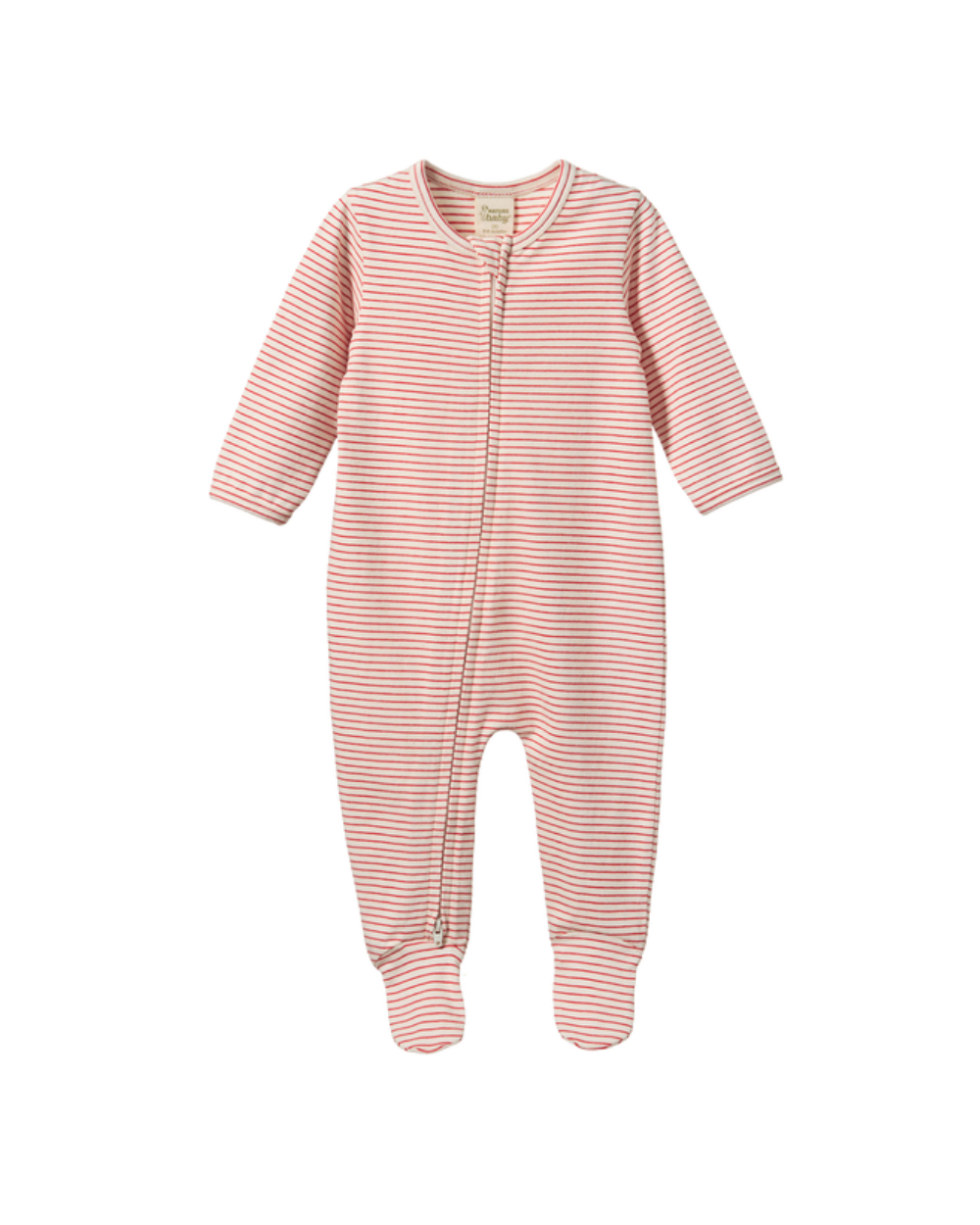 Dreamlands Baby Suit - Red Pinstripe