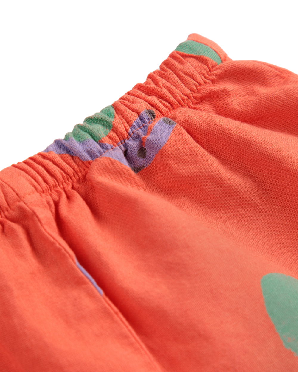 Funny Snail All Over Woven Shorts - Red