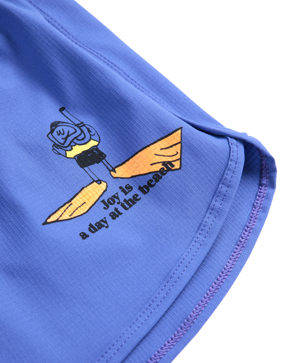 A Day at the Beach Swim Trunks - Blue