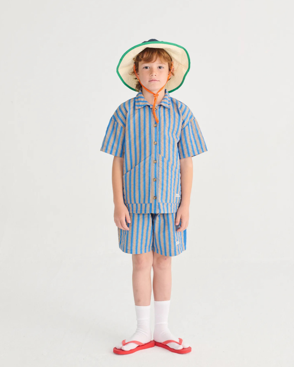 Hairline Bermuda Shorts - Multi Stripe