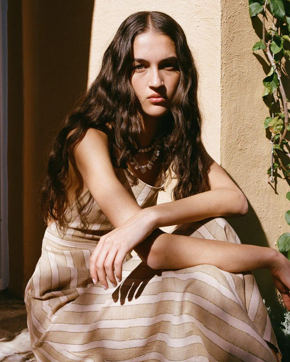 Harry Dress - Blush Stripe