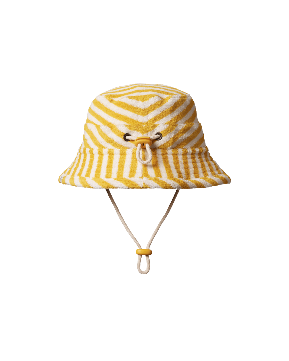 Bucket Sunhat Terry - Golden Sea Stripe