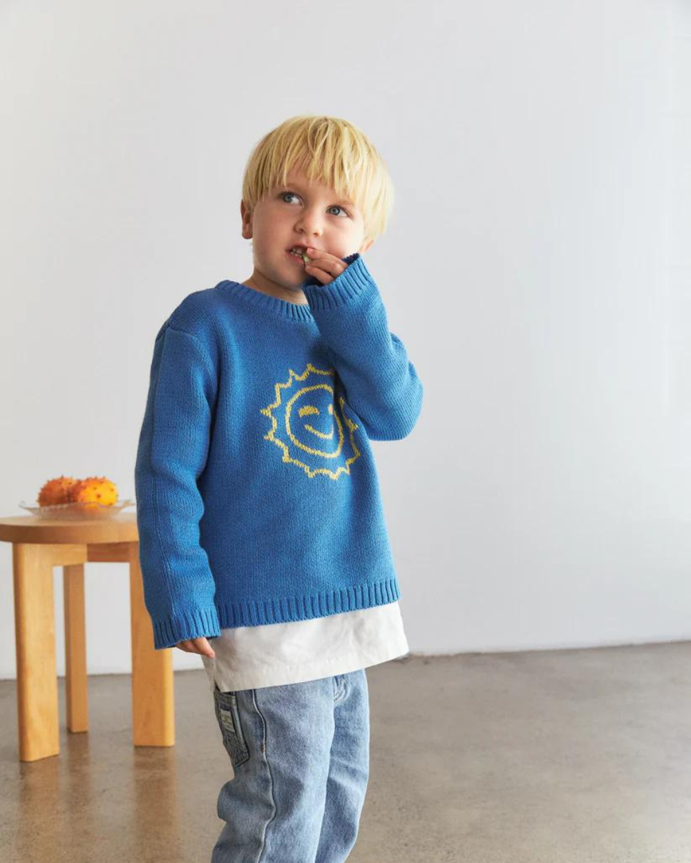 Rad Jumper - Open Ocean Contrast Blue