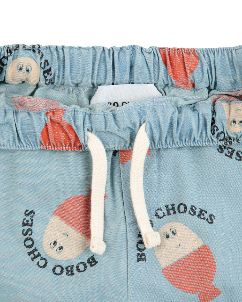 Morning Egg All Over Denim Shorts