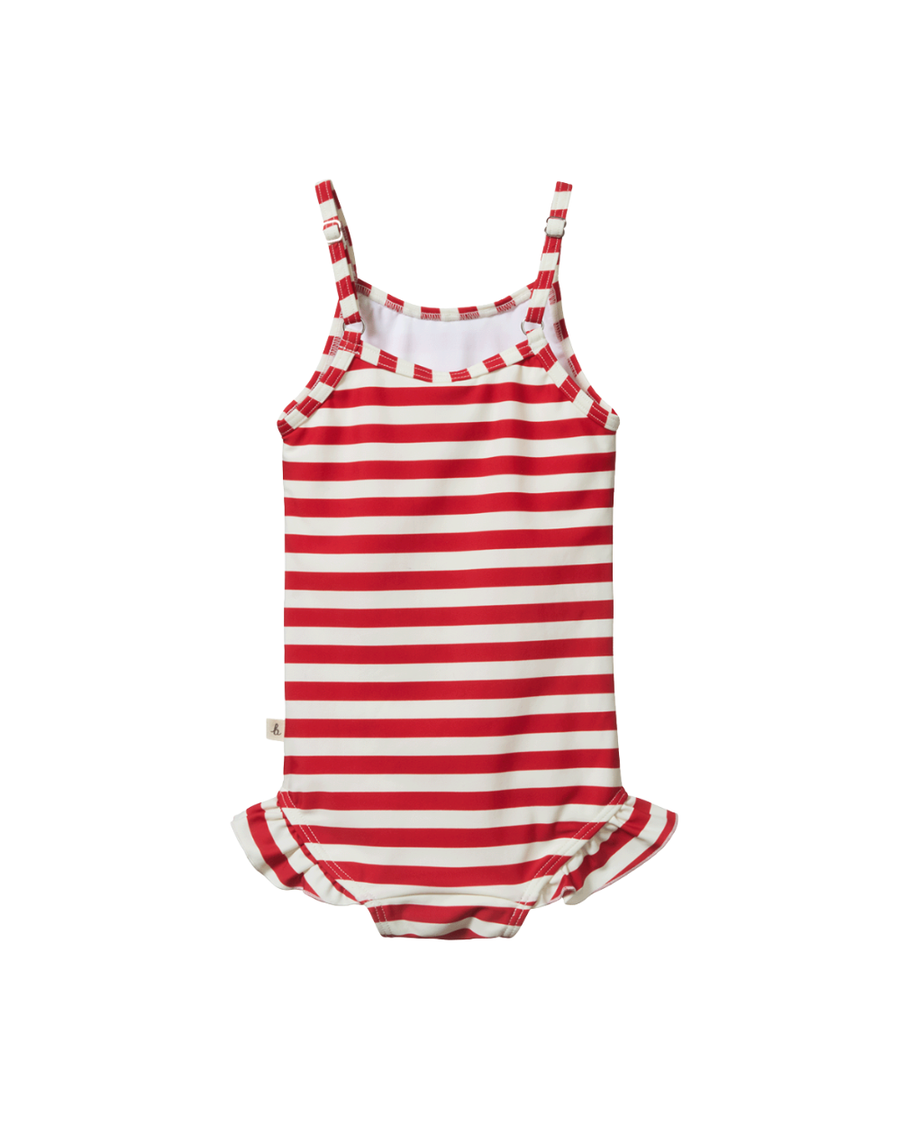 Frill Swimsuit - Red Sea Stripe
