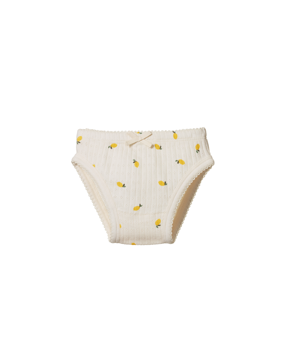 Pointelle Knickers - Lemon Print