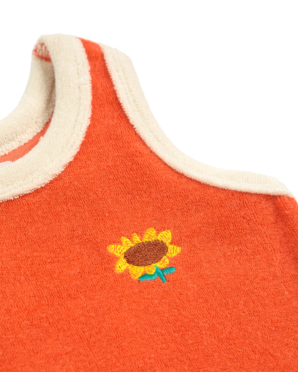 Sunflower Terry Cloth Tank Top - Red