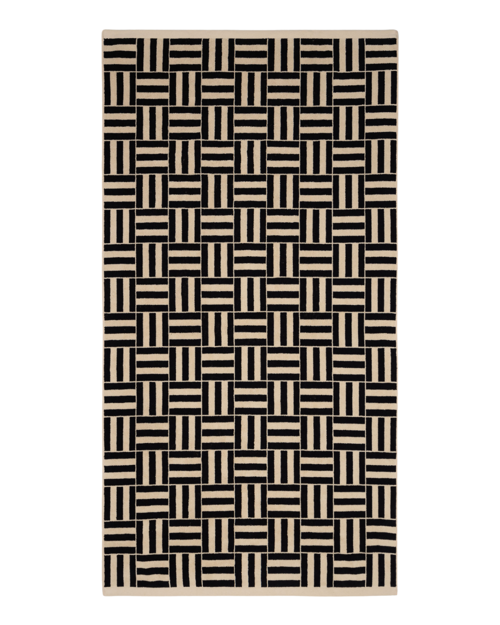 Willis Pool Towel - Sand & Noir