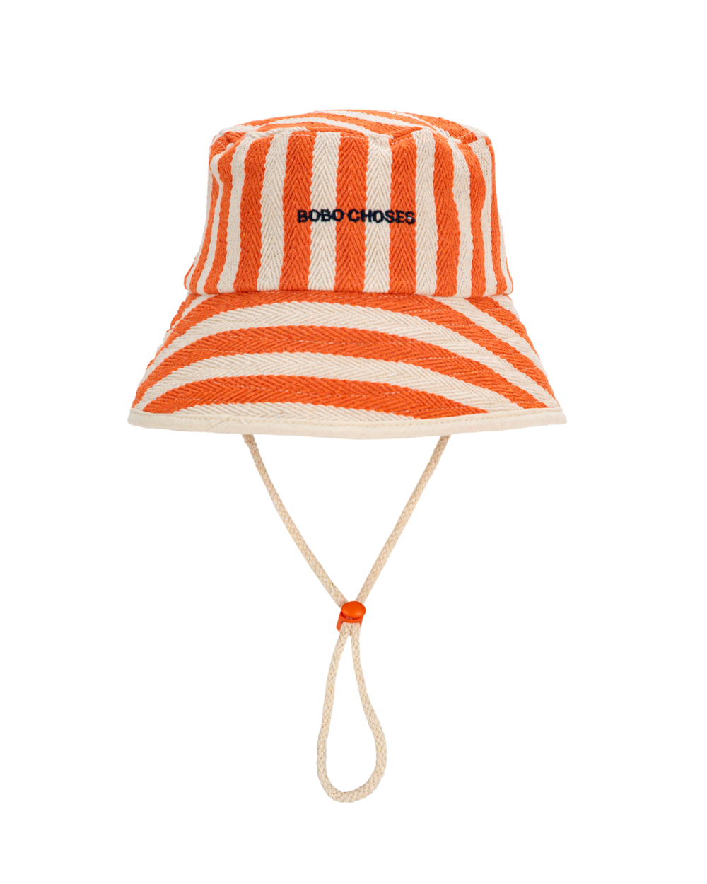Bobo Choses Striped Bucket Hat Orange