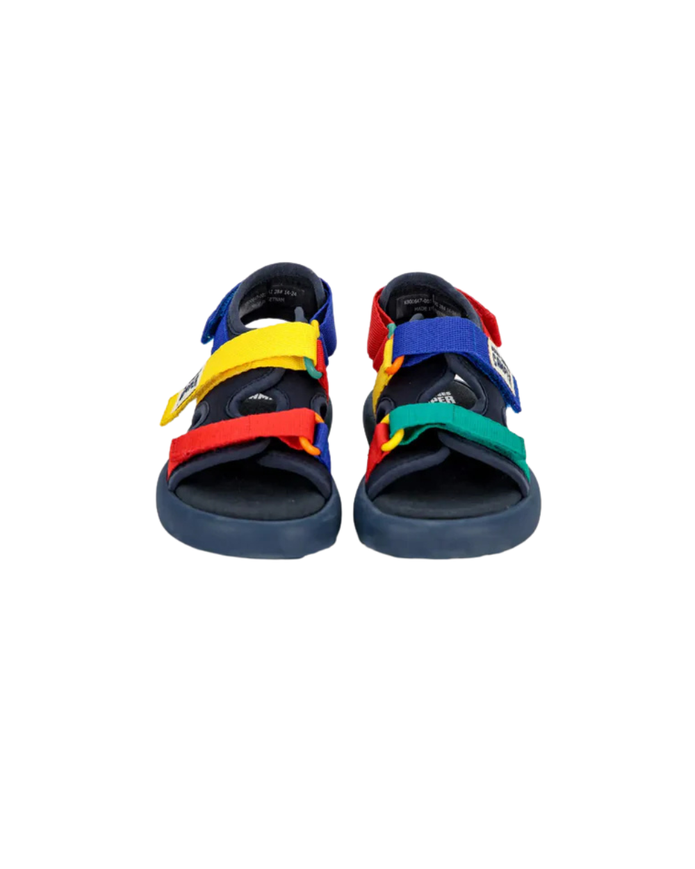 Bobo Choses x Camper Pelotas Colour Block Sandals - Dark Multi
