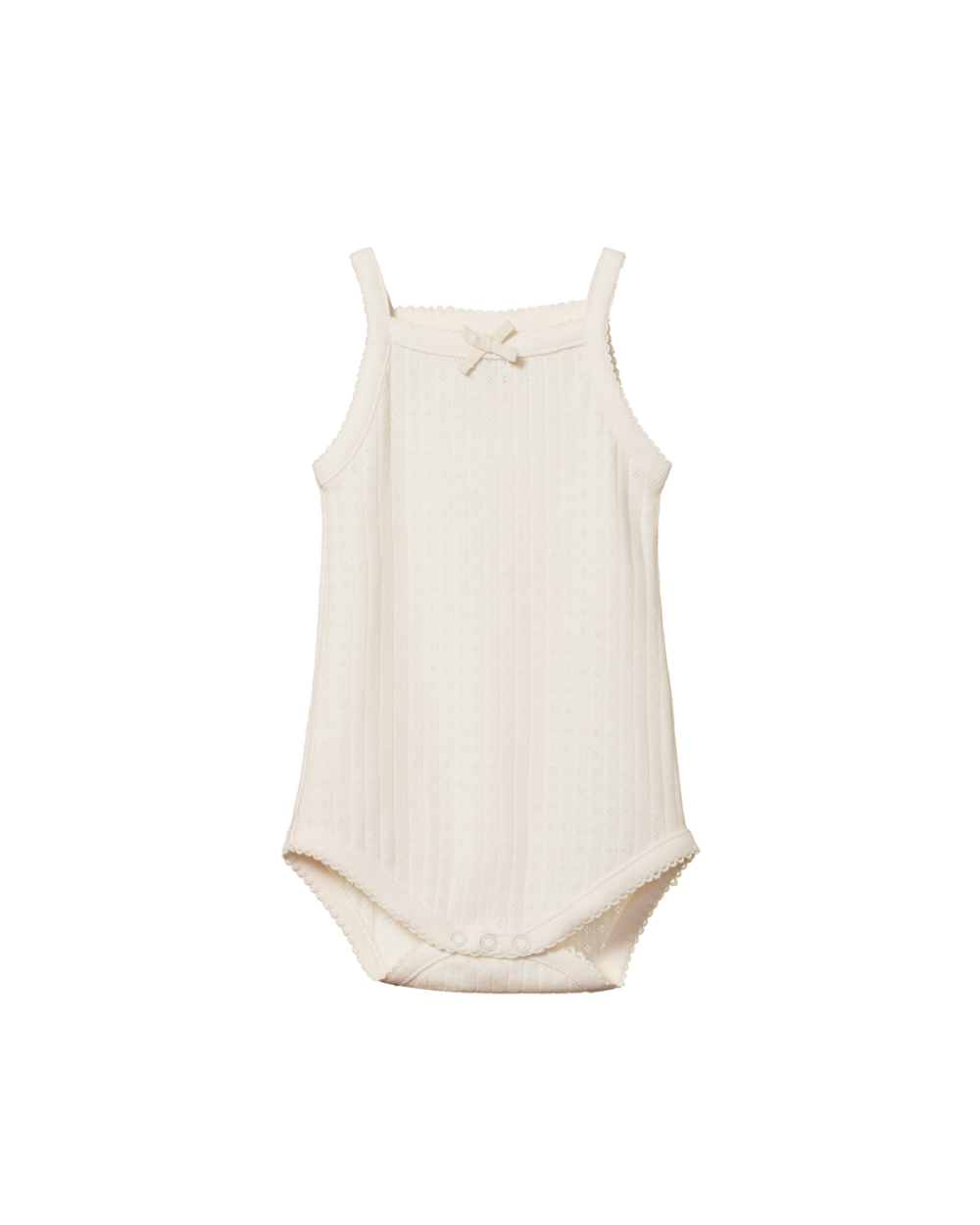 Camisole Pointelle Bodysuit - Natural