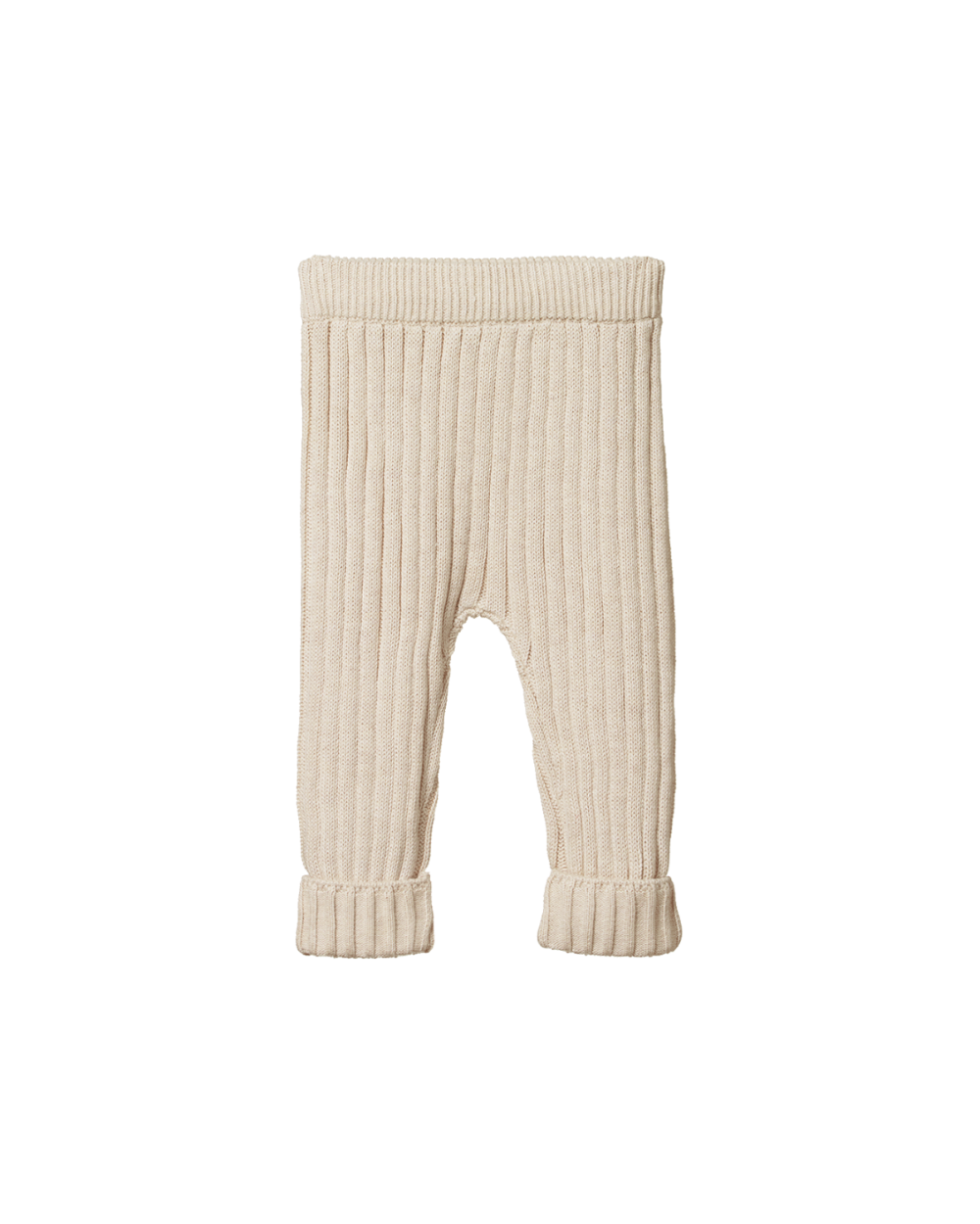 Lou Pants Cotton Knit - Oatmeal Marl