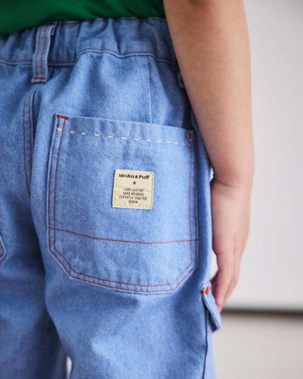 Utility Jeans - Baby Blue