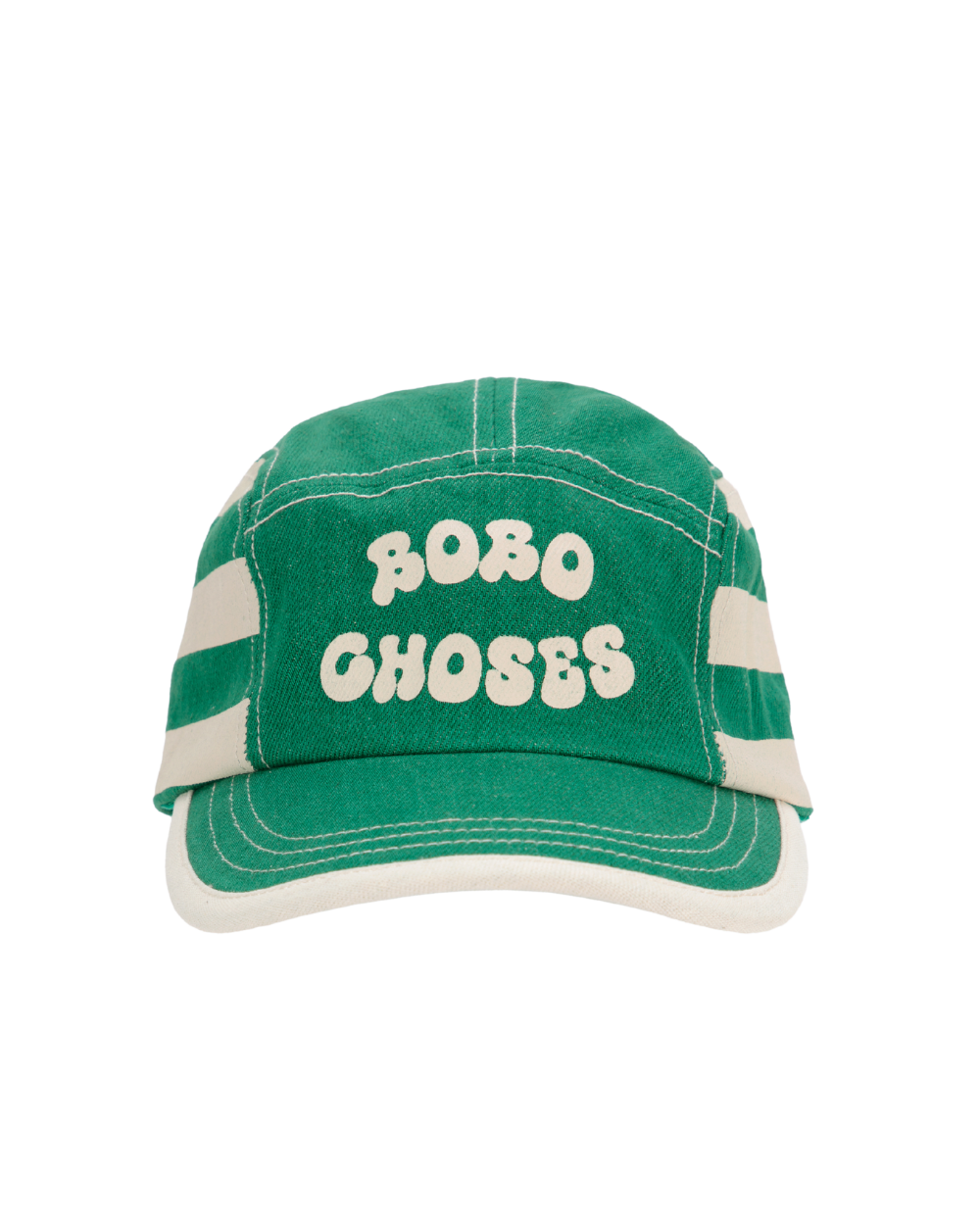 Bobo Choses Green Stripes Cap - Green