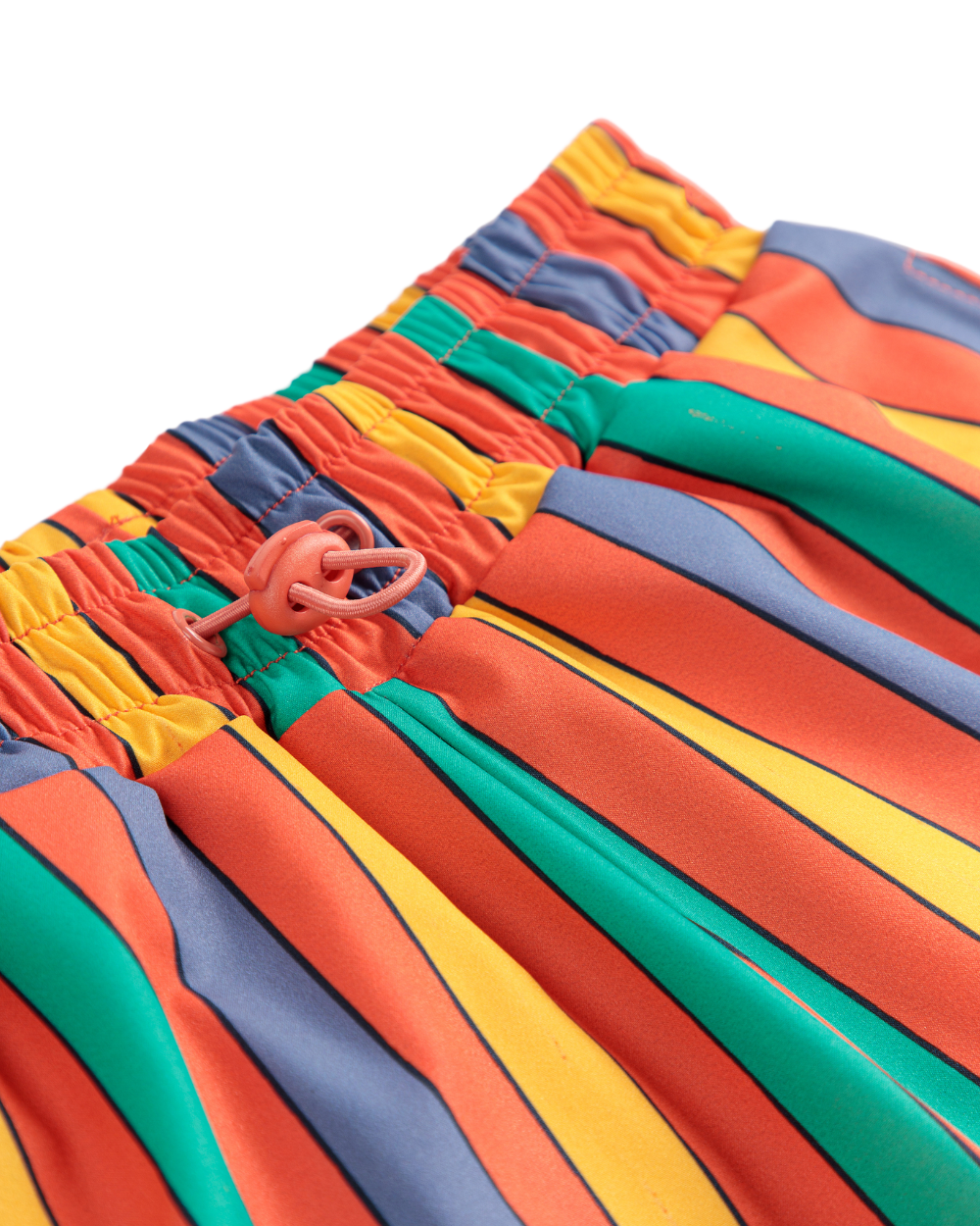 Multi Colour Stripe Swim Shorts - Red Stripe